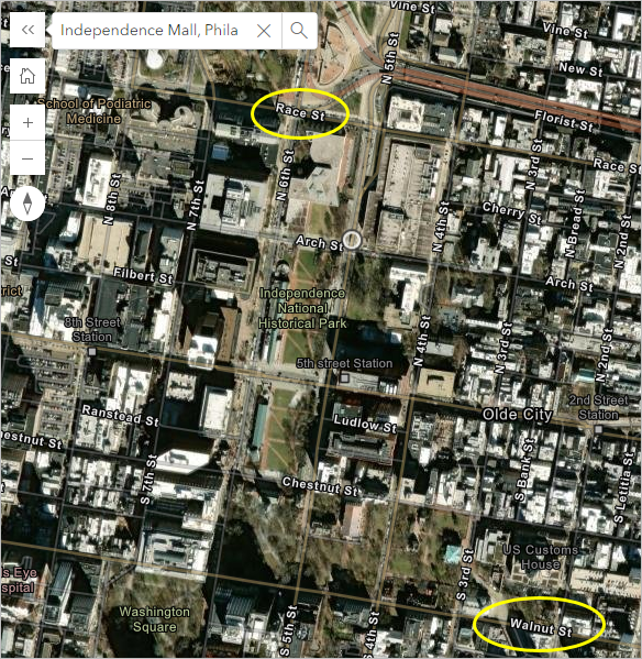 Independence Mall in Philadelphia, Pennsylvania