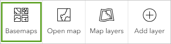 Basemaps button