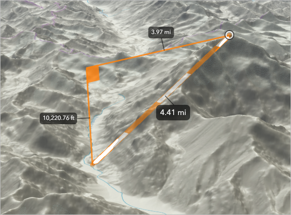 Measurement of the mountain