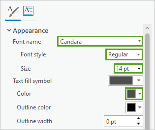 Change legend font properties