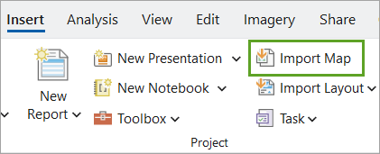 Import Map on the Insert tab