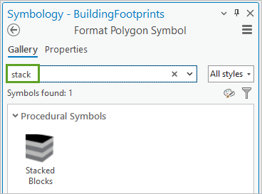 Format polygon symbology.
