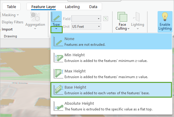 Base Height type