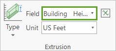 Choose Building Height field.