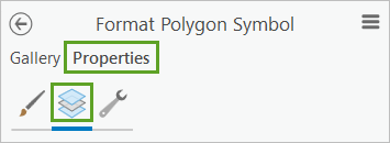 Modify polygon symbol properties.