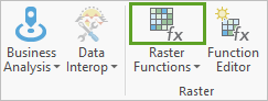 Raster Functions button