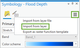 Import from layer option