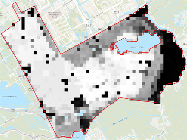 Land Subsidence raster layer