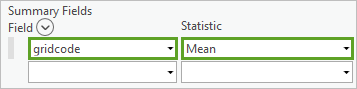 Summary Fields parameters