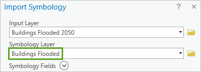 Import Symbology window