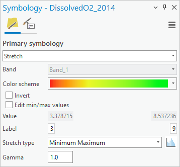 Symbolized layer for 2014