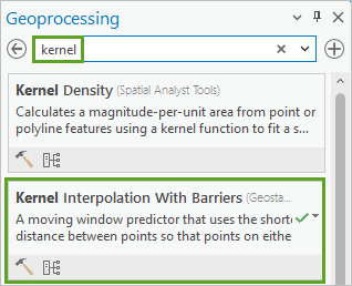 Kernel Interpolation With Barriers tool