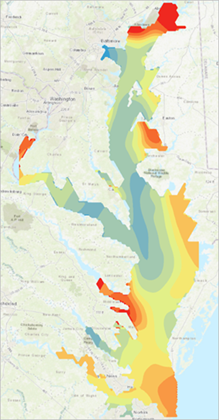 Dissolved oxygen from summer 2015