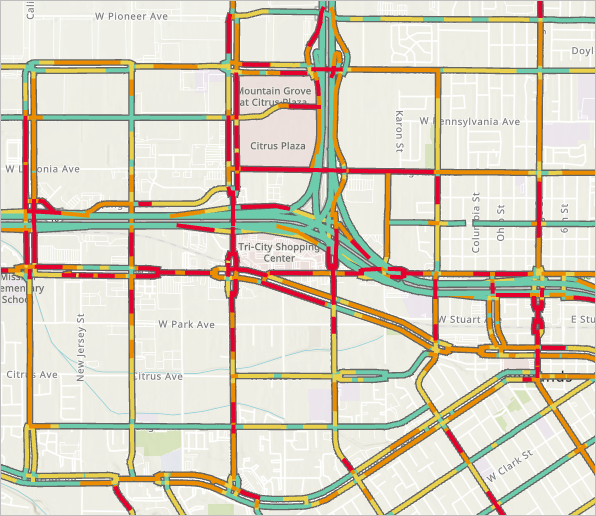 Traffic conditions