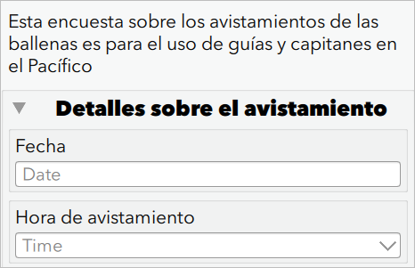 Survey in the Spanish language