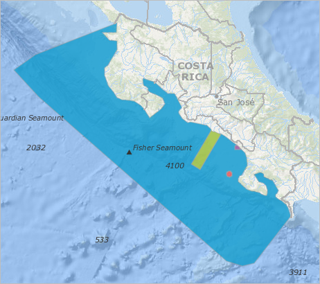 Marine reserves in the map