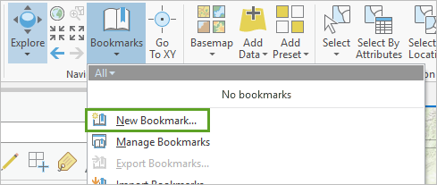 Create a new bookmark.
