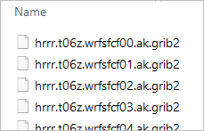 GRIB files