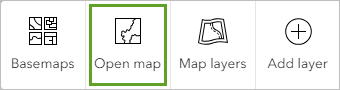 Open map button