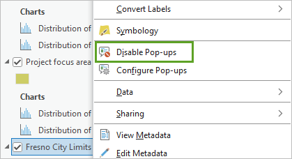 Disable Pop-ups for the FresnoCityLimits layer