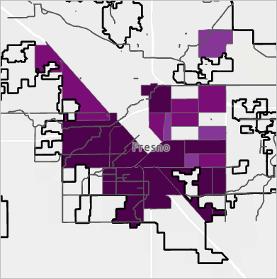 Existing_bikepaths layer added to the map