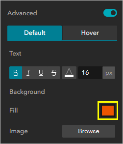 Fill color swatch