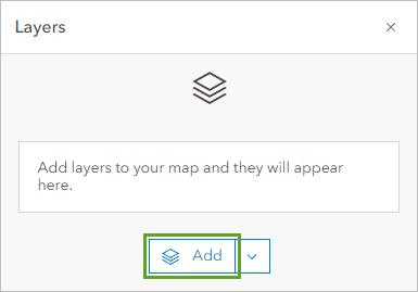 Add button in the Layers pane