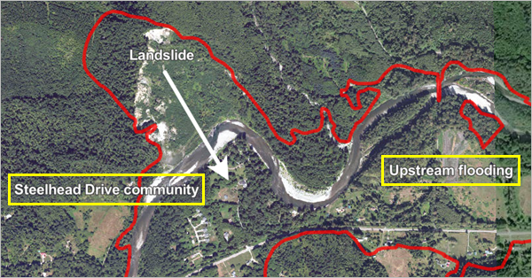 oso landslide before and after