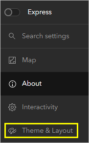 Theme & Layout option