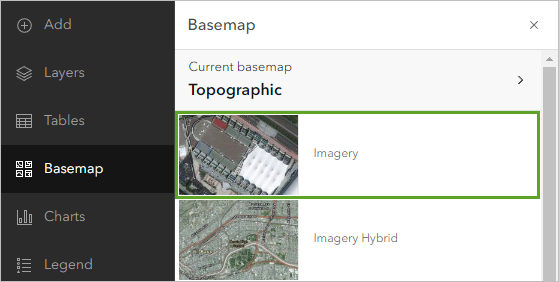 Imagery basemap