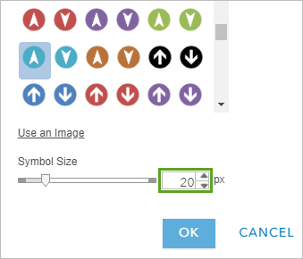 Symbol Size of 20