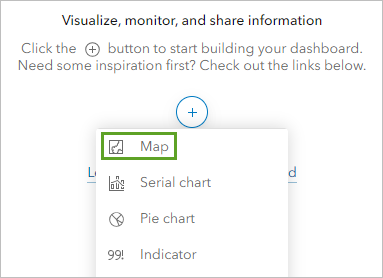 Add a map to the dashboard.
