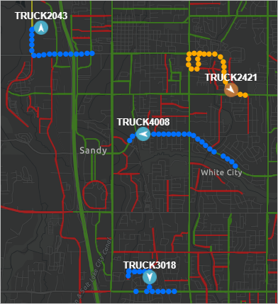 Filtered map