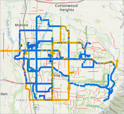 Street Plowed Status layer