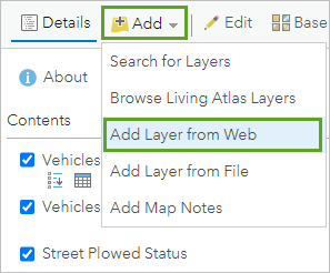 Add Layer from Web