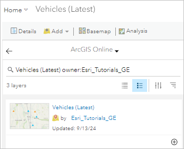 Search results for Vehicles (Latest) layer