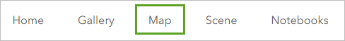 Map tab