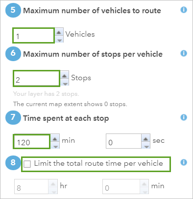 Routing steps