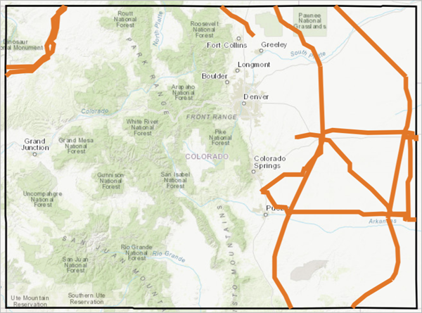 400-volt transmission lines