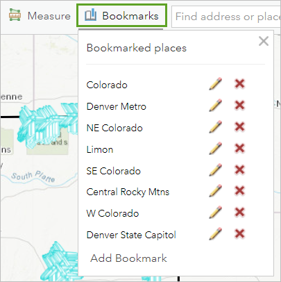 Explore bookmarks.