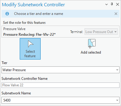 Modify Subnetwork Controller parameters