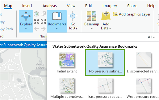 No pressure subnetwork bookmark