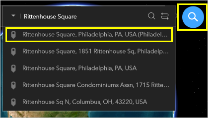 Search for Rittenhouse Square, Philadelphia
