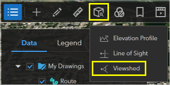 Viewshed option