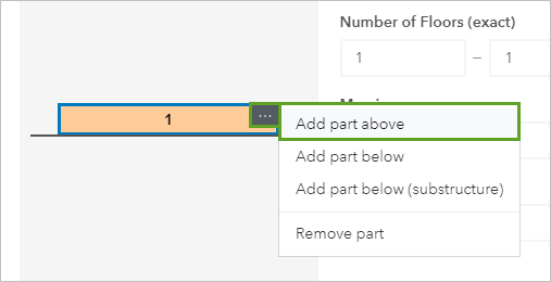 Add part above