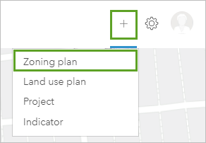 Zoning Plan in the Add menu