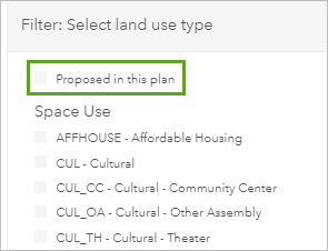 Proposed in this plan button