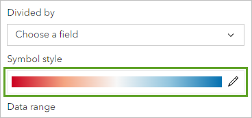 Symbol style color ramp