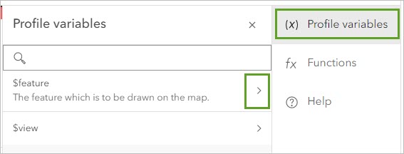 Profile variables