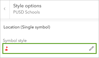 Symbols option for single symbol drawing style
